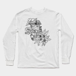 Flower Books Long Sleeve T-Shirt